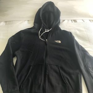 The North Face black jacket with hoodie